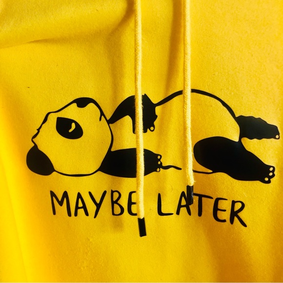 ❗️HOST PICK❗️ “MAYBE LATER” Panda Hoodie from Romwe - Picture 3 of 3